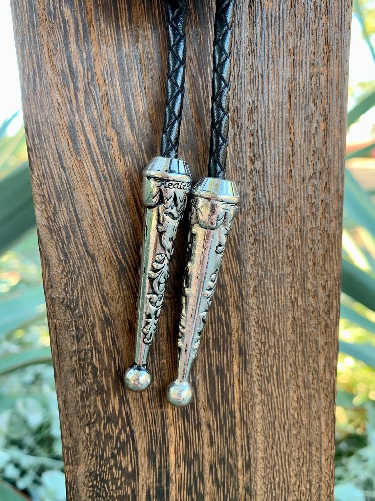 Blue Chroma Bolo Tie 02 - Image 3