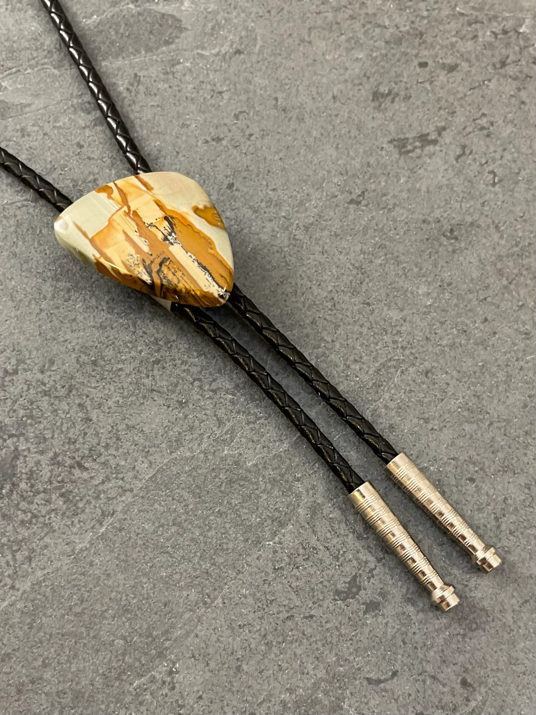 Canyon Scene – Owyhee Picture Jasper Bolo Tie - Image 3