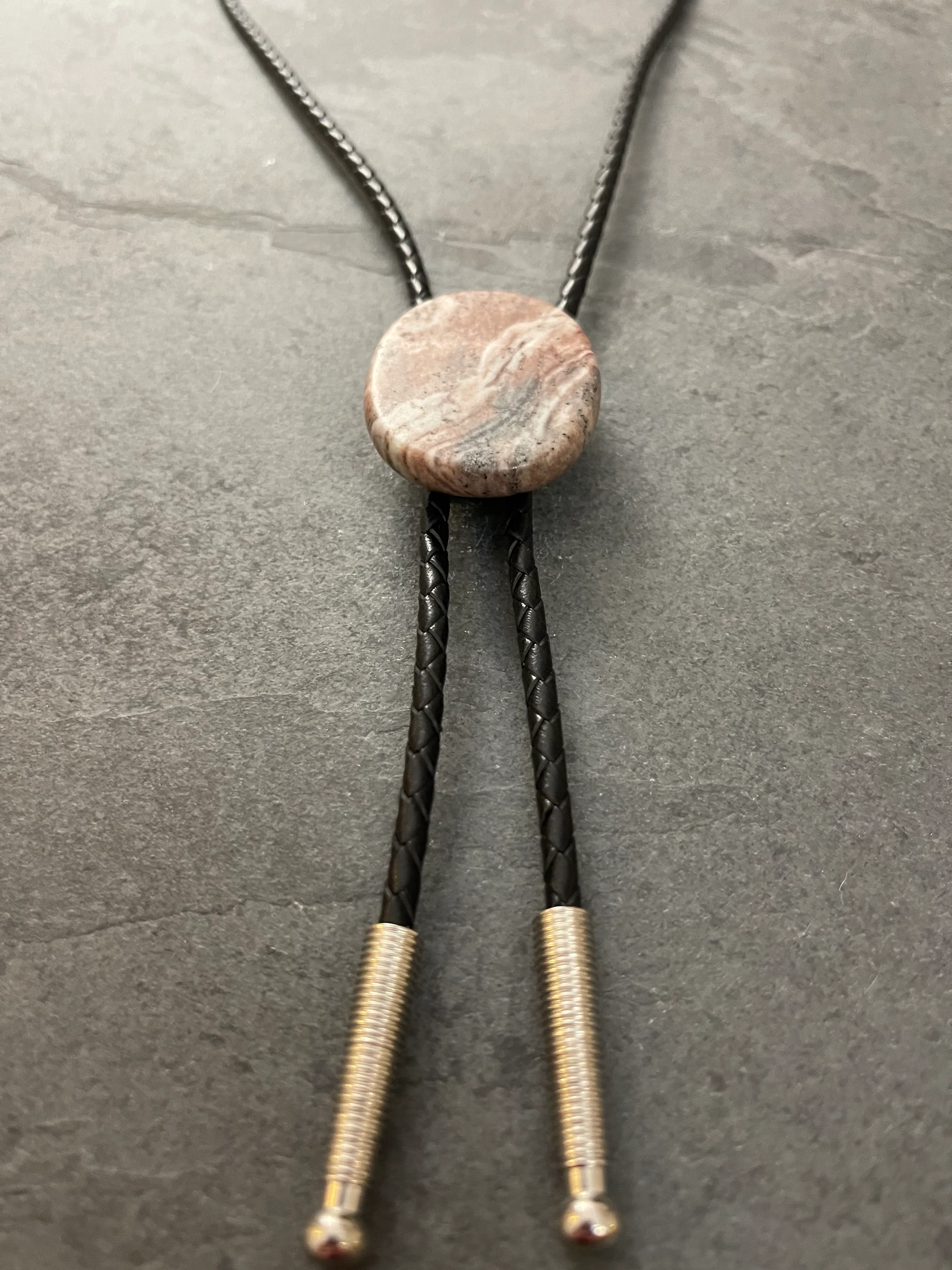 Abstract Vision – Picasso Jasper Bolo Tie 03 - Image 3