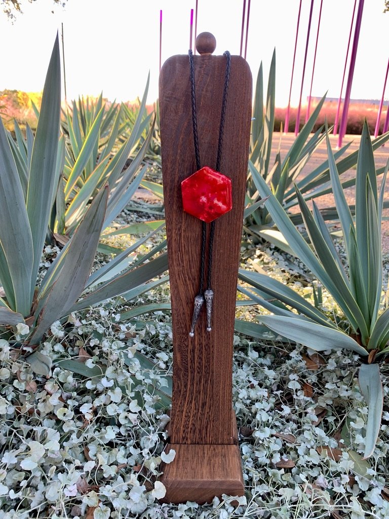 Red Chroma Bolo Tie - Image 4