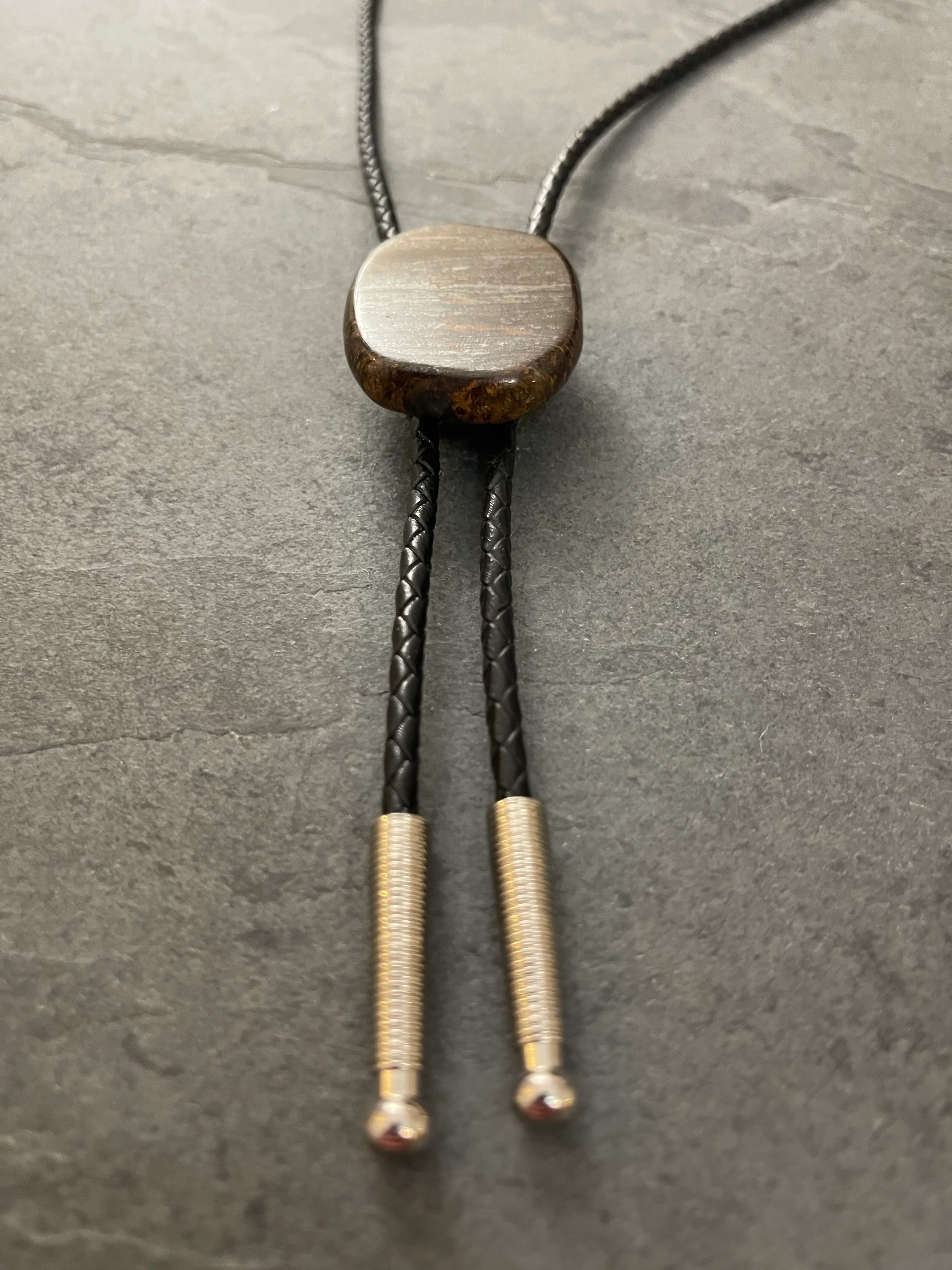 Shimmer 02 – Bronzite Bolo Tie - Image 3