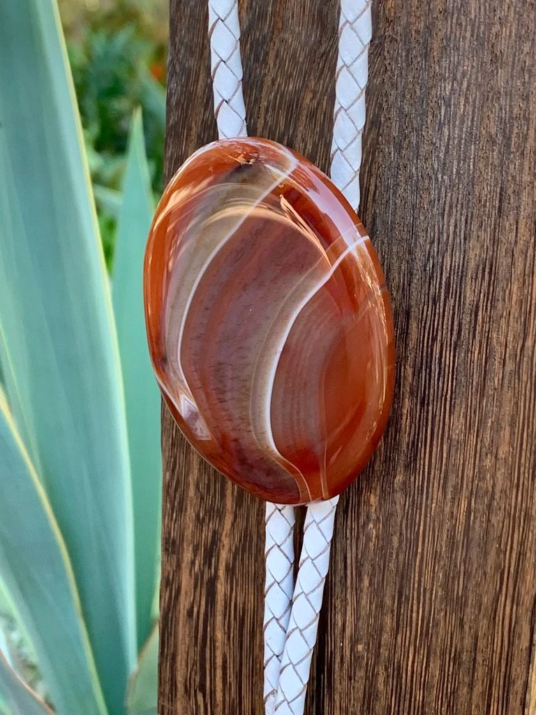 Wild Breath – Carnelian Bolo Tie - Image 5
